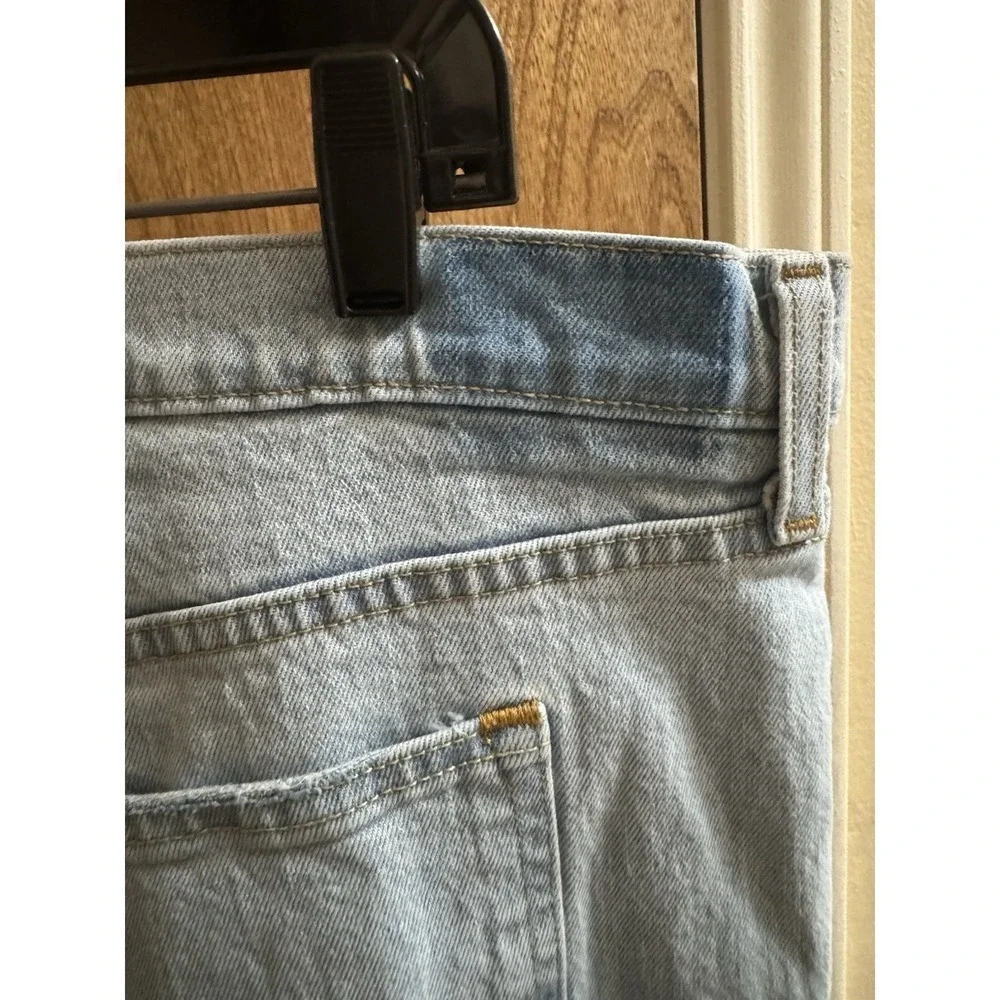 Abercrombie & Fitch Jeans Womens 90s Straight Ultra High Rise Distressed 35/20R